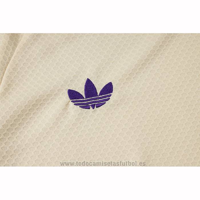 Chandal del Real Madrid Manga Corta 2025-2026 Amarillo - Pantalon Corto